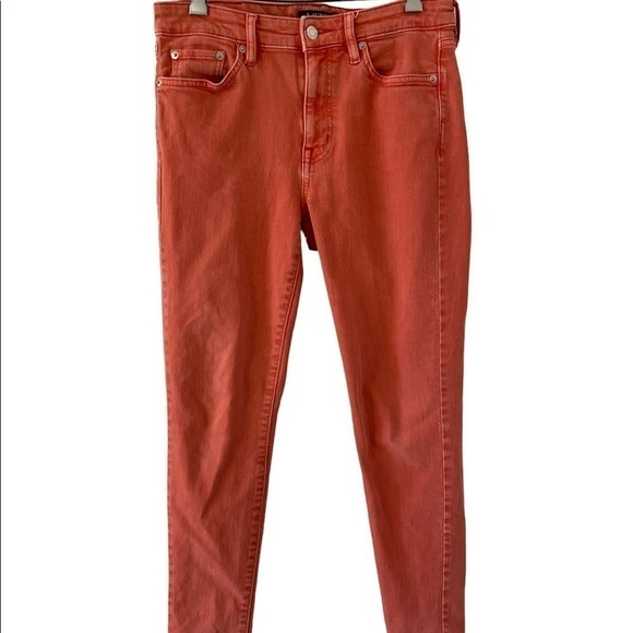 LAUREN Ralph Lauren Salmon Salmon Premier Skinny Ankle Jeans - Picture 1 of 5